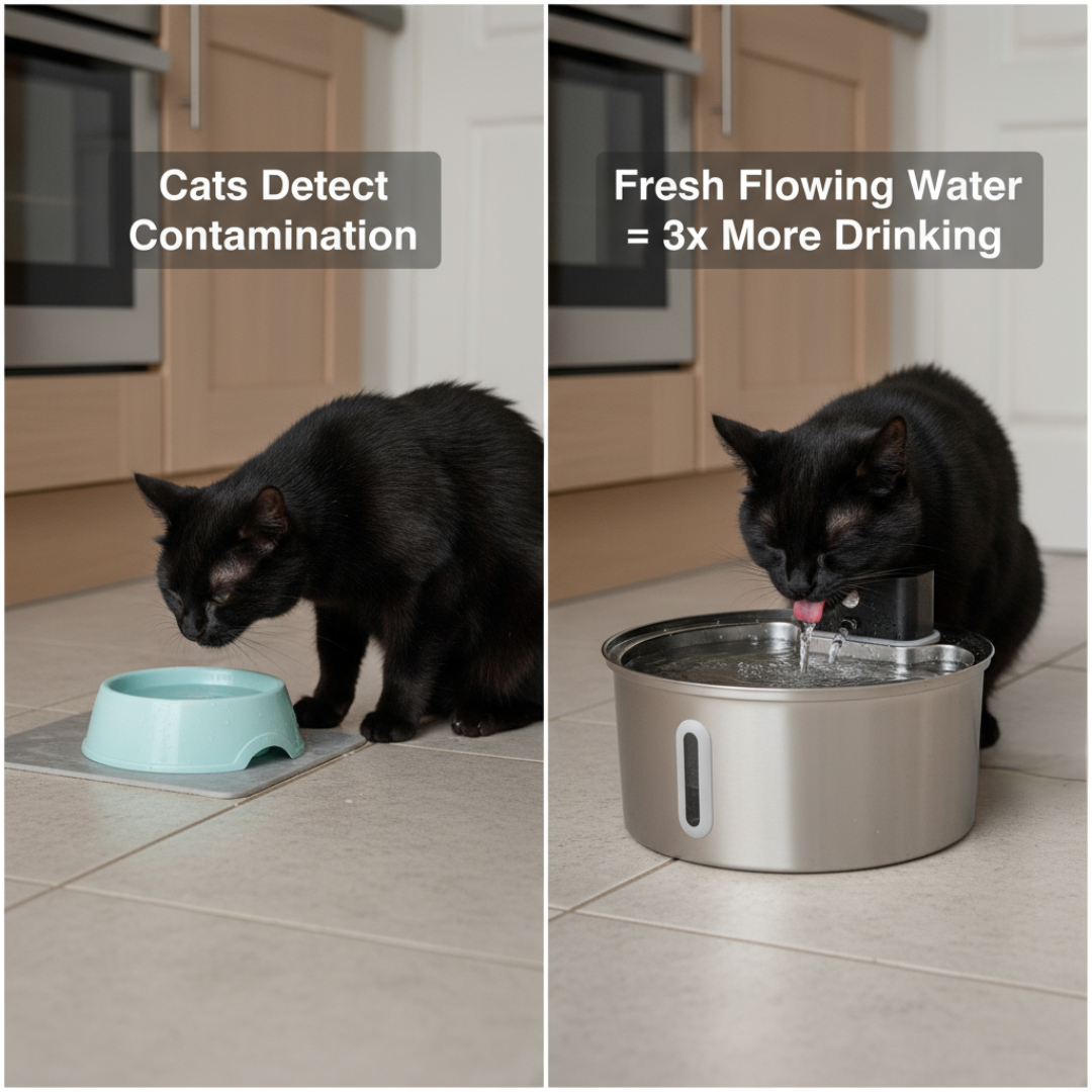 Protect your cat from dehydration and costly emergency vet bills with Loom Oasis